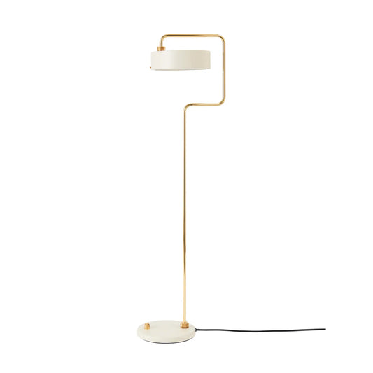 Made by Hand Petite Machine Golvlampa, Oystervit