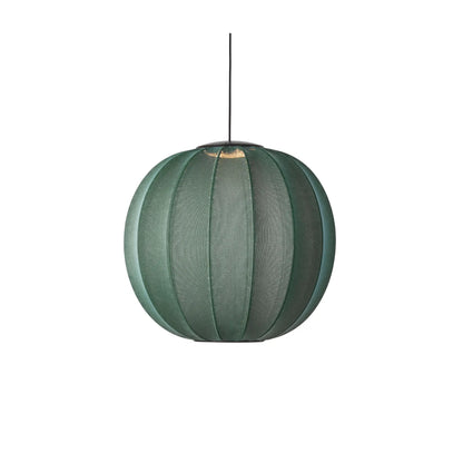 Made by Hand Knit-Wit Taklampa 60 Rund LED, Tweedgrön
