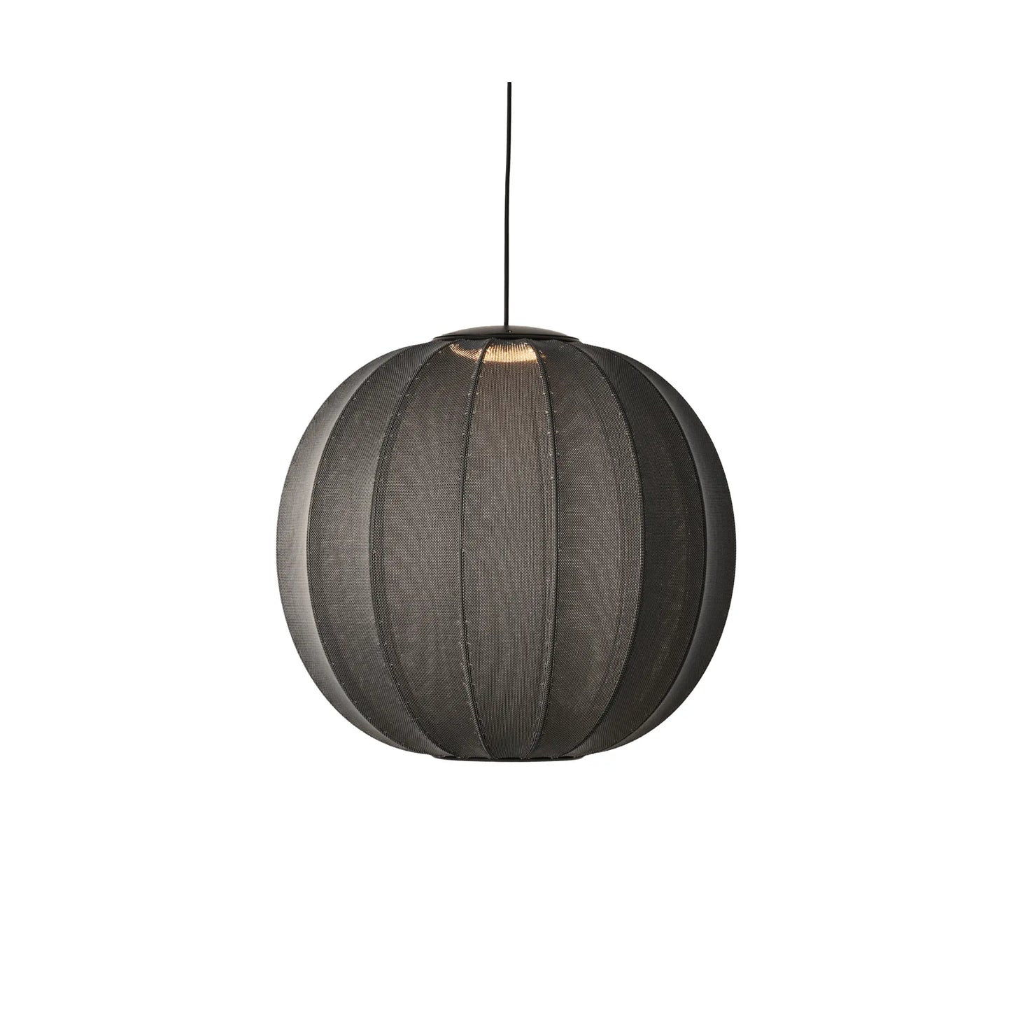 Made by Hand Knit-Wit Taklampa 60 Rund LED, Svart