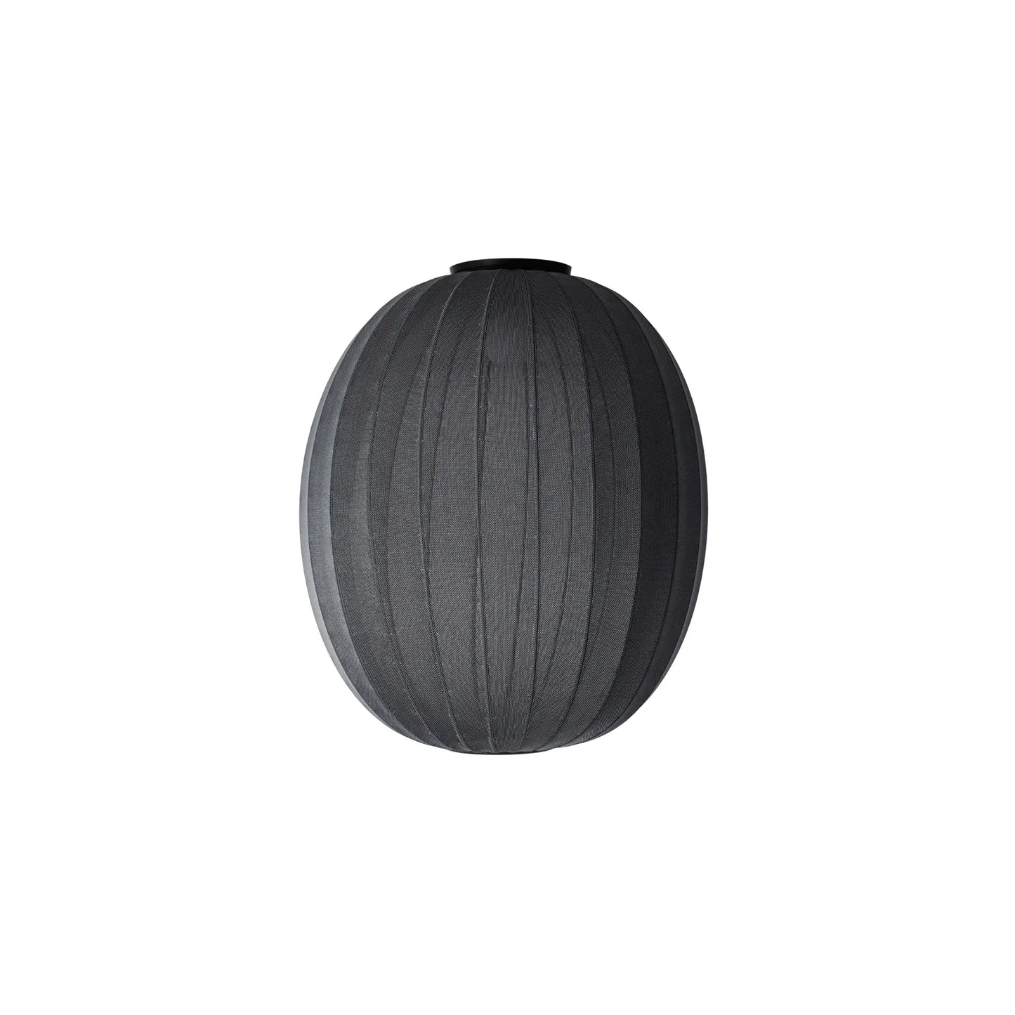 Made by Hand Knit-Wit Taklampa 65 Hög Oval, Svart