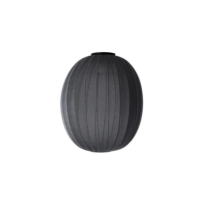 Made by Hand Knit-Wit Taklampa 65 Hög Oval, Svart
