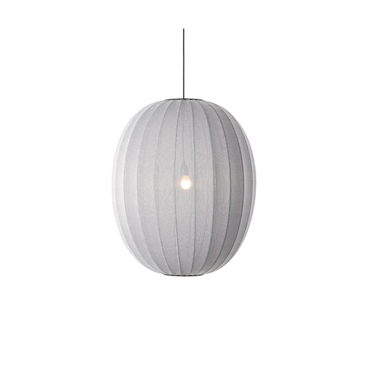 Made by Hand Knit-Wit Taklampa 65 Hög Oval, Silver