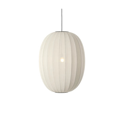 Made by Hand Knit-Wit Taklampa 65 Hög Oval, Pärlvit