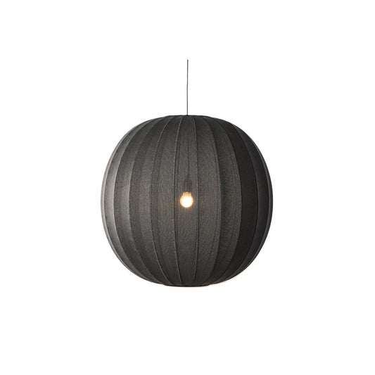 Made by Hand Knit-Wit Taklampa 75 Rund, Svart