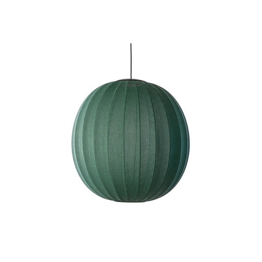 Made by Hand Knit-Wit Taklampa 75 Rund LED, Tweedgrön