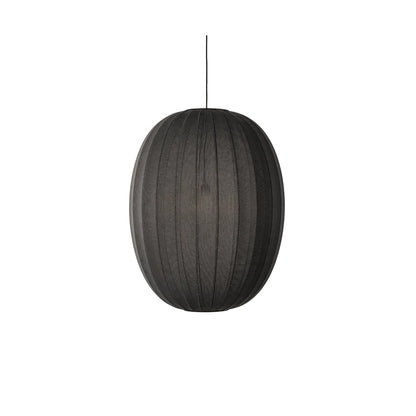 Made by Hand Knit-Wit Taklampa 65 Hög Oval, Svart