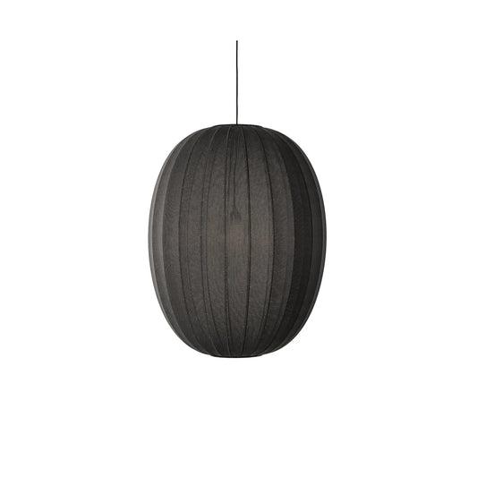 Made by Hand Knit-Wit Taklampa 65 Hög Oval, Svart