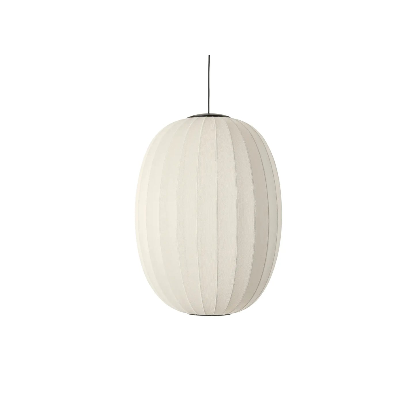 Made by Hand Knit-Wit Taklampa 65 Hög Oval LED, Pärlvit