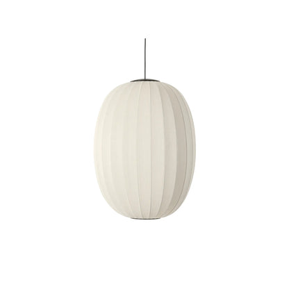 Made by Hand Knit-Wit Taklampa 65 Hög Oval LED, Pärlvit