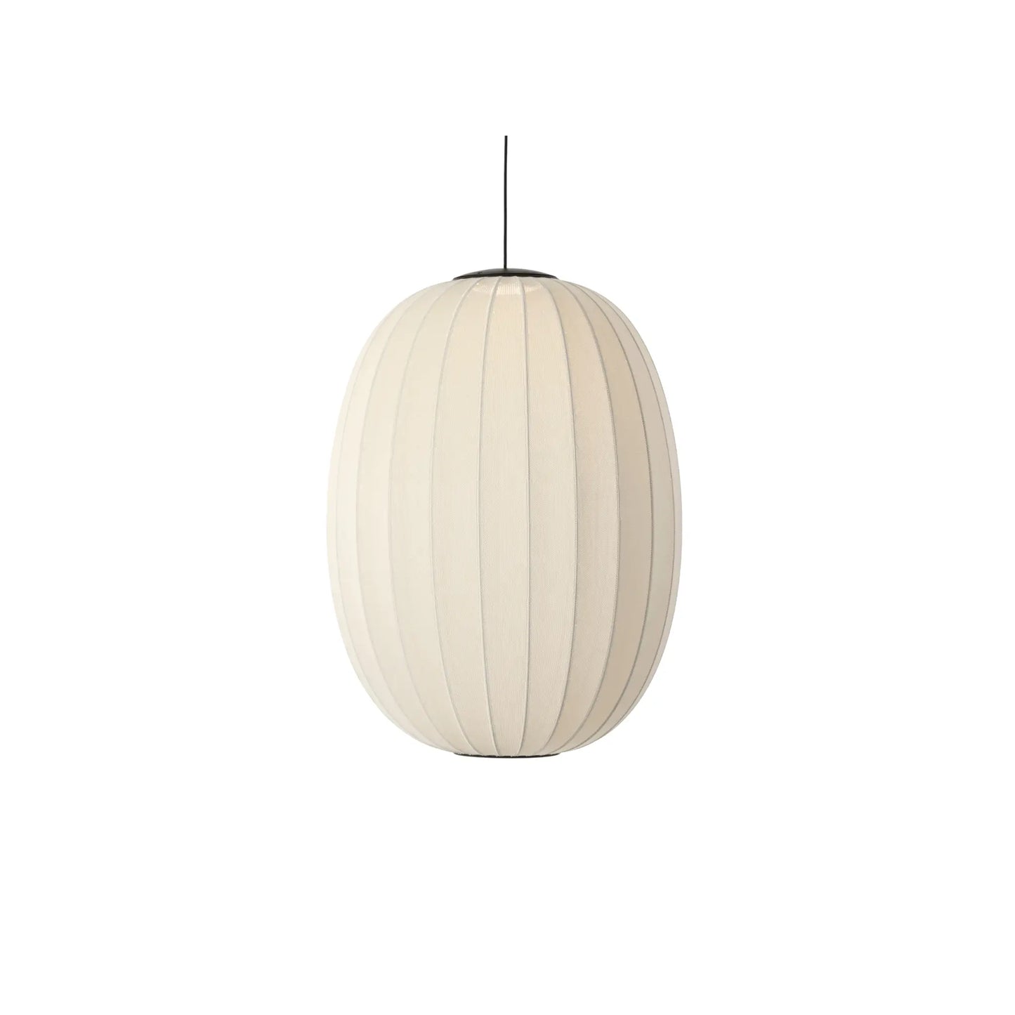 Made by Hand Knit-Wit Taklampa 65 Hög Oval LED, Pärlvit