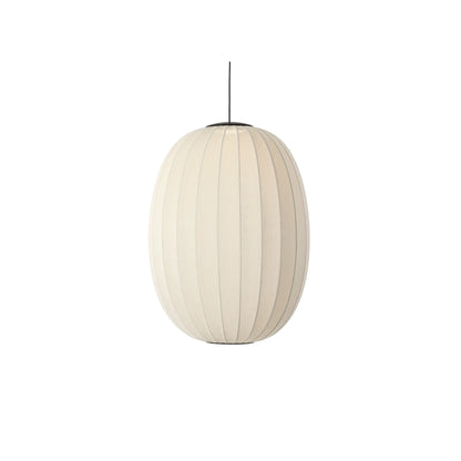 Made by Hand Knit-Wit Taklampa 65 Hög Oval LED, Pärlvit