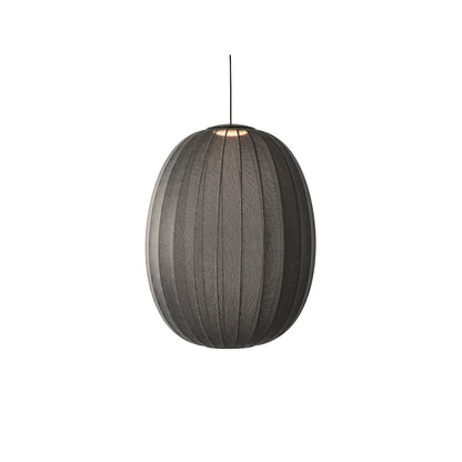 Made by Hand Knit-Wit Taklampa 65 Hög Oval LED, Svart