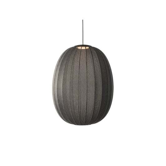 Made by Hand Knit-Wit Taklampa 65 Hög Oval LED, Svart