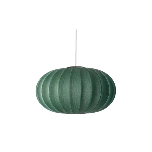 Made by Hand Knit-Wit Taklampa 76 Oval LED, Tweedgrön