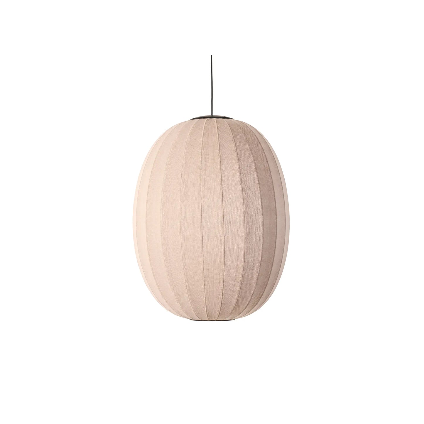 Made by Hand Knit-Wit Taklampa 65 Hög Oval LED, Sandsten