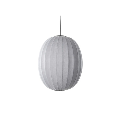 Made by Hand Knit-Wit Taklampa 65 Hög Oval LED, Silver