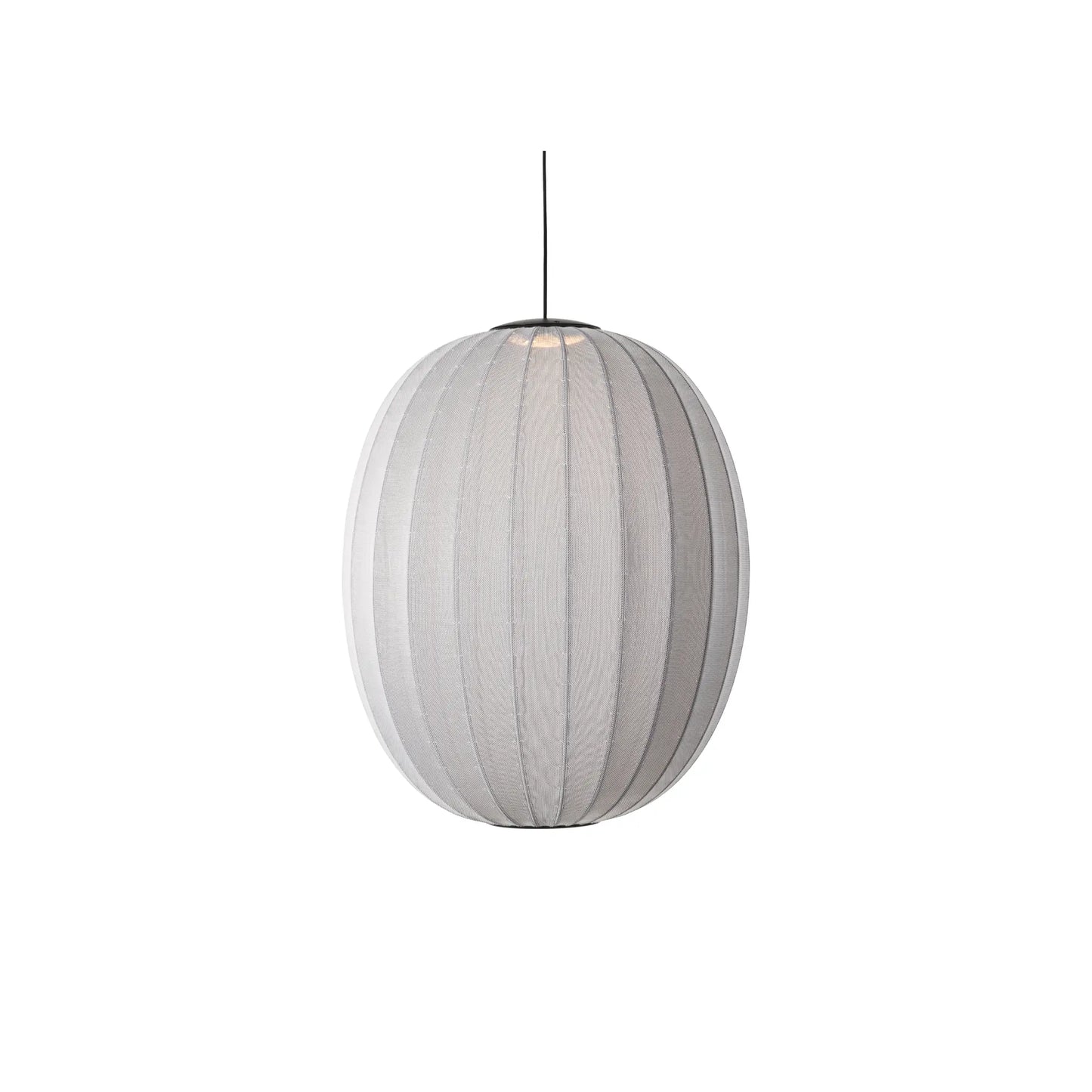 Made by Hand Knit-Wit Taklampa 65 Hög Oval LED, Silver