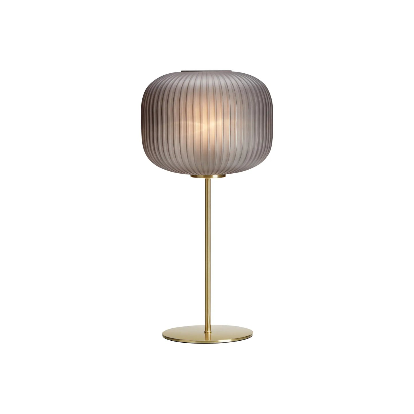 Markslöjd Sober Bordlampa 1 l Borstad, Mässing/Rökfärgad