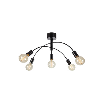 Markslöjd Cygnus Taklampa 5 l, Svart