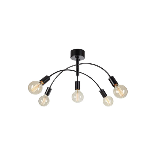 Markslöjd Cygnus Taklampa 5 l, Svart
