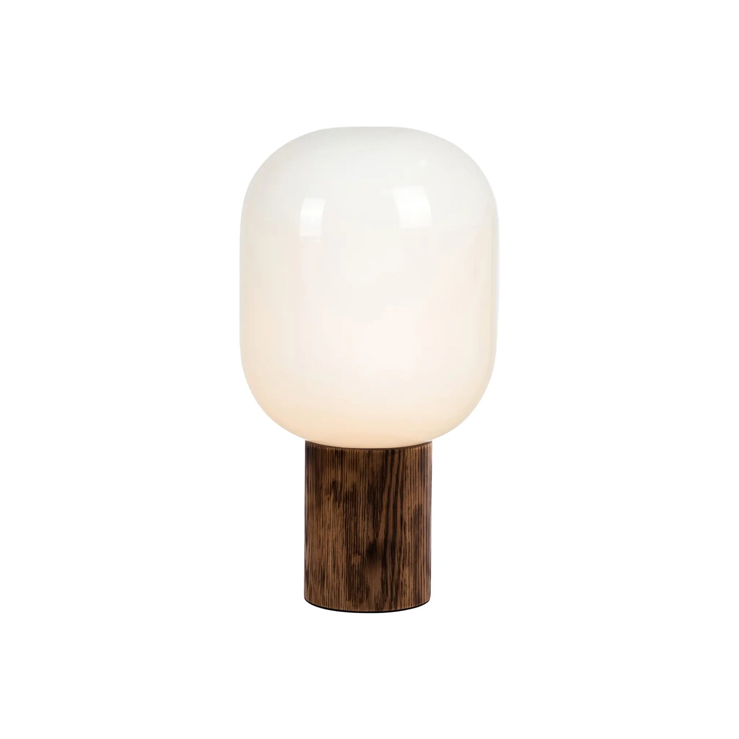 Markslöjd Skene Bordslampa 1 l, Vit/Bränt Trä