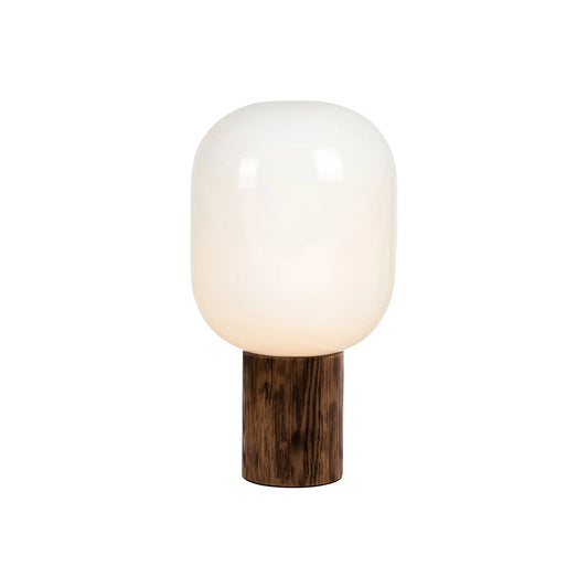 Markslöjd Skene Bordslampa 1 l, Vit/Bränt Trä
