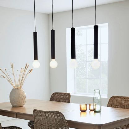 Markslöjd Sencillo Taklampa 4 l, Svart