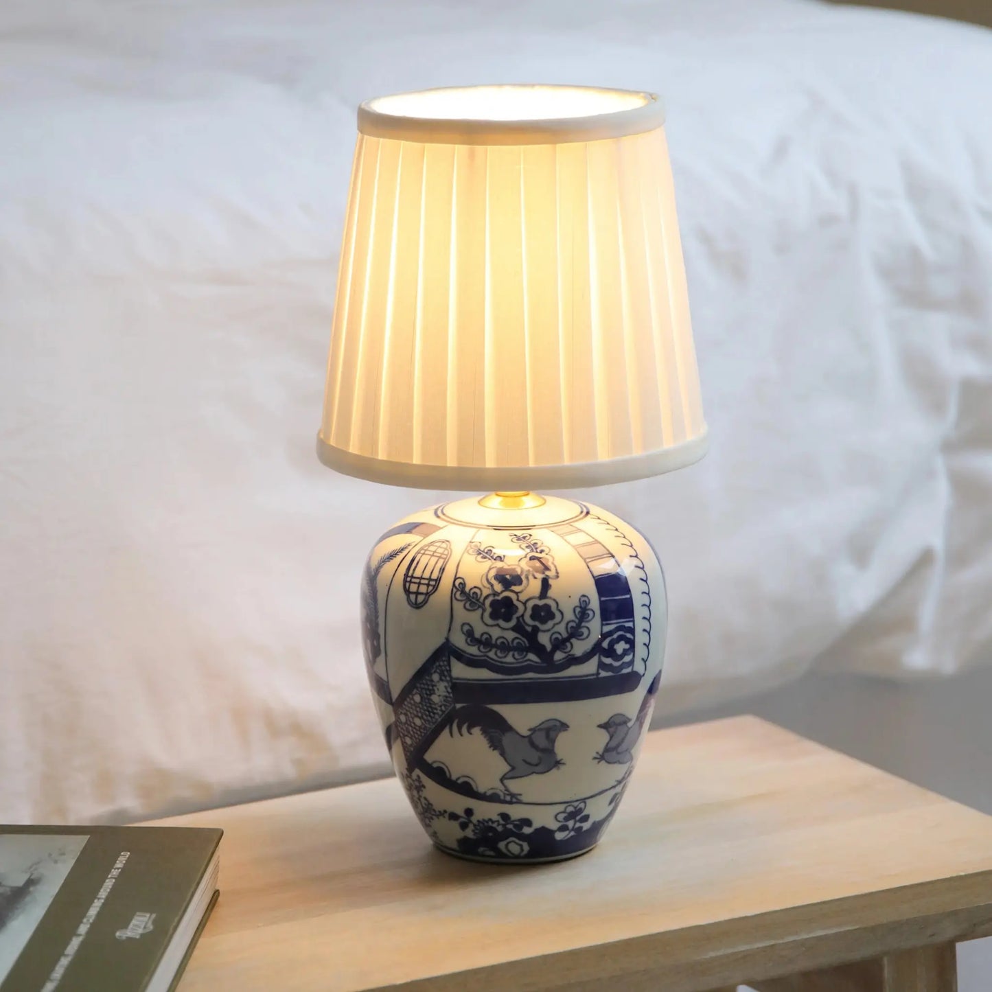 Markslöjd Göteborg Bordslampa 33cm, Blå/Vit