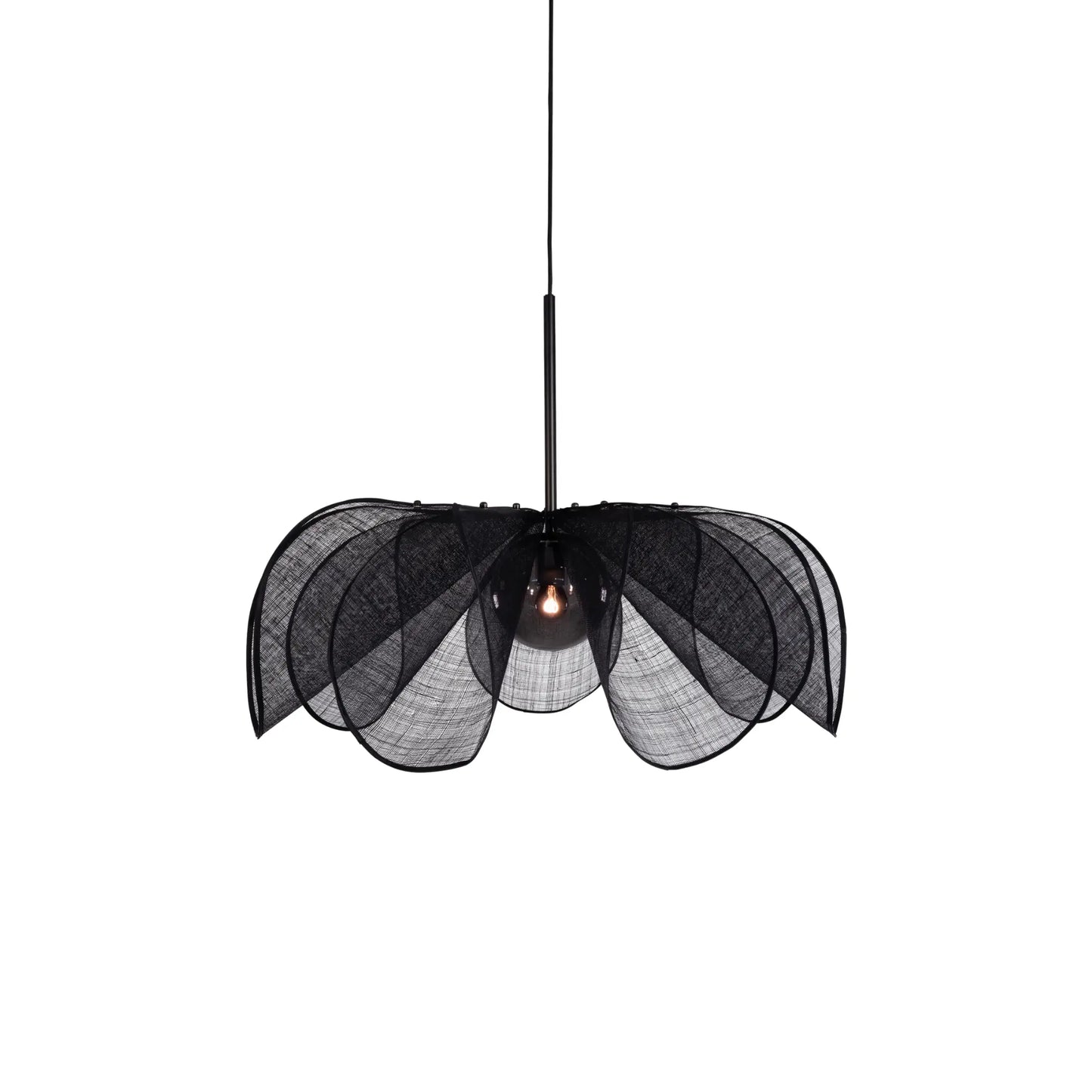 Markslöjd Styrka Taklampa 1 l 75 cm, Svart/Smoke