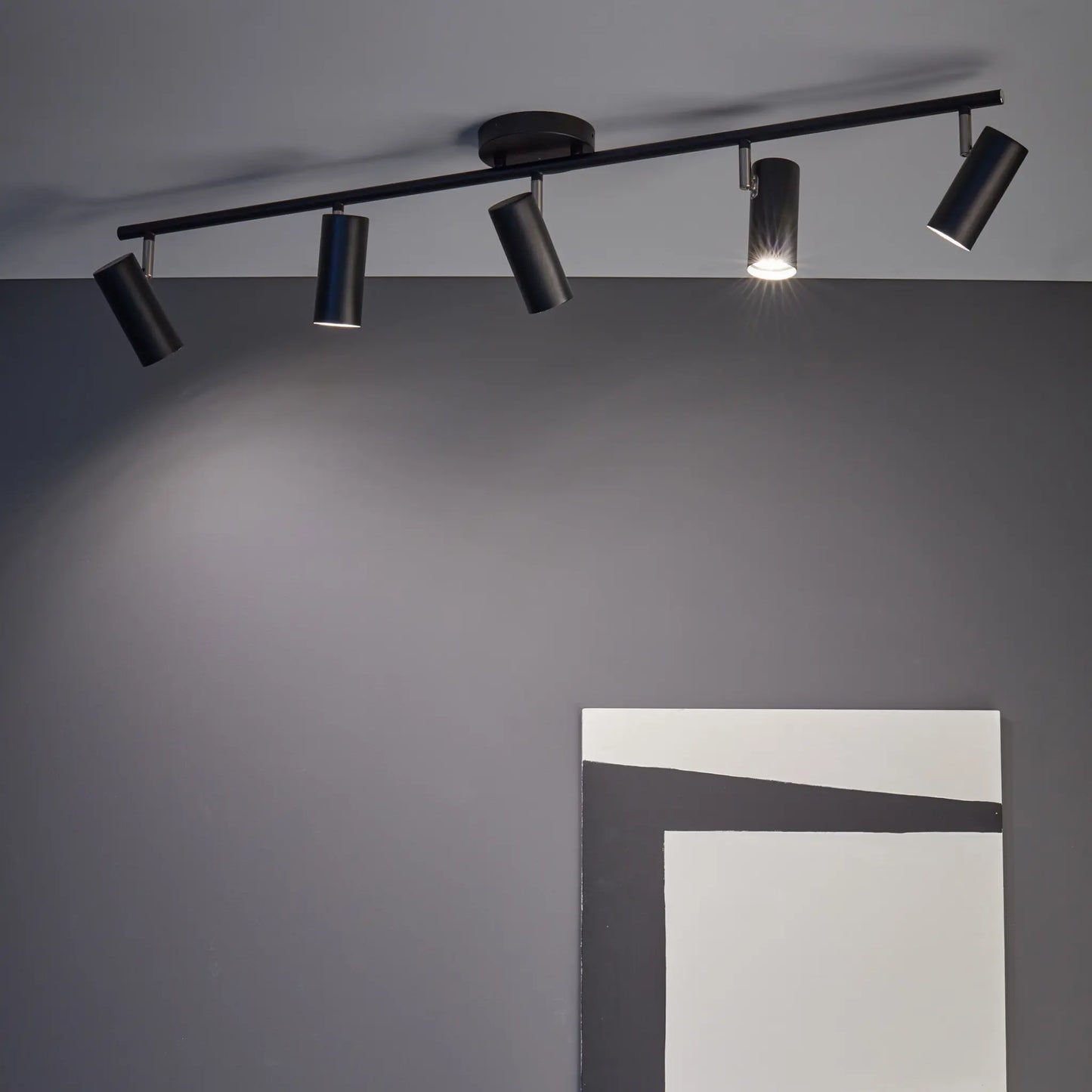Markslöjd Barcelona Taklampa 5 l, Svart
