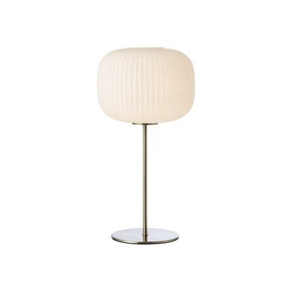 Markslöjd Sober Bordslampa 1 l, Vit/Satin Nickel