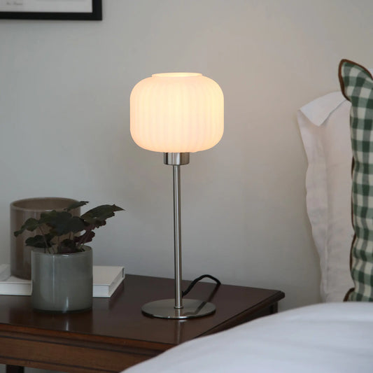 Markslöjd Sober Bordslampa Liten 1 l, Stål/Vit