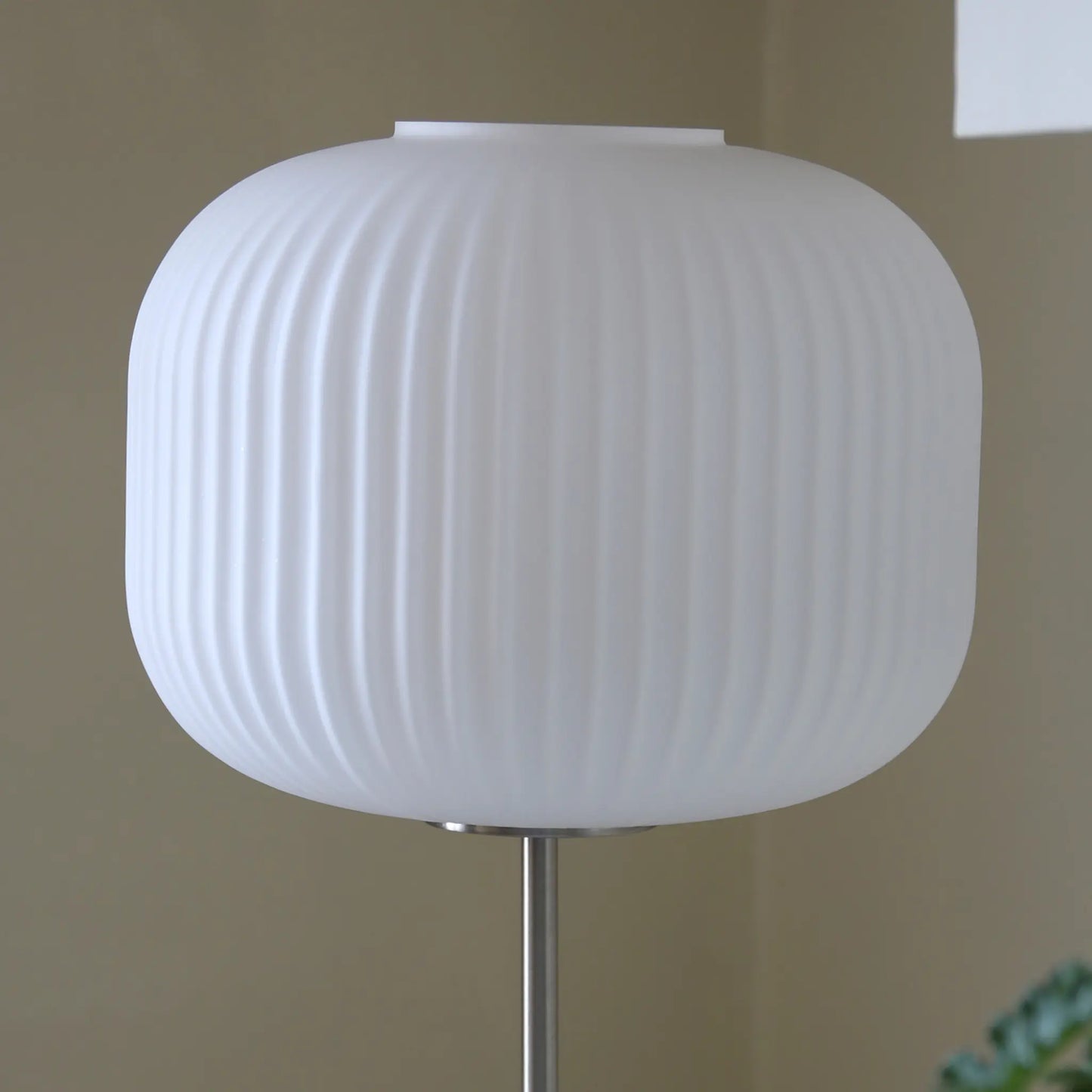 Markslöjd Sober Bordslampa 1 l, Vit/Satin Nickel