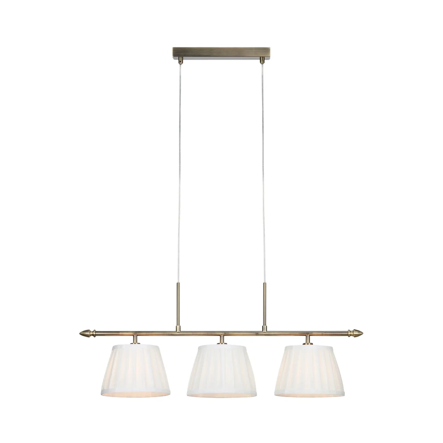 Markslöjd Oxford Taklampa, Offwhite/Antik Mässing