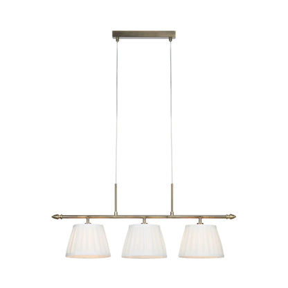Markslöjd Oxford Taklampa, Offwhite/Antik Mässing