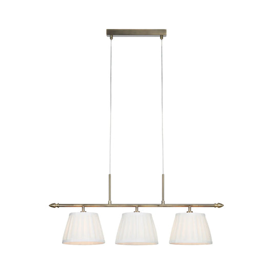Markslöjd Oxford Taklampa, Offwhite/Antik Mässing