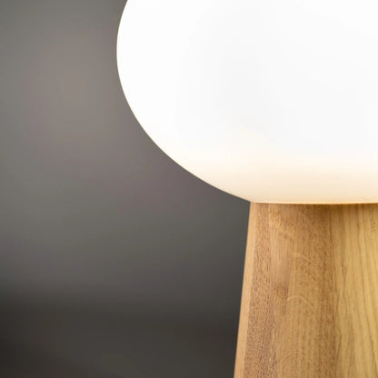 Markslöjd Pater Bordslampa 1 l, Ek/Vit