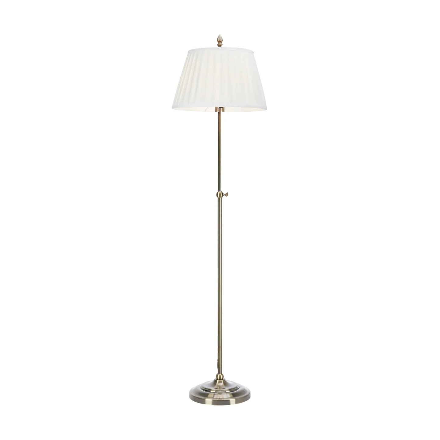 Markslöjd Oxford Golvlampa, Offwhite/Antik Mässing
