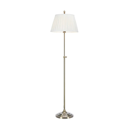 Markslöjd Oxford Golvlampa, Offwhite/Antik Mässing