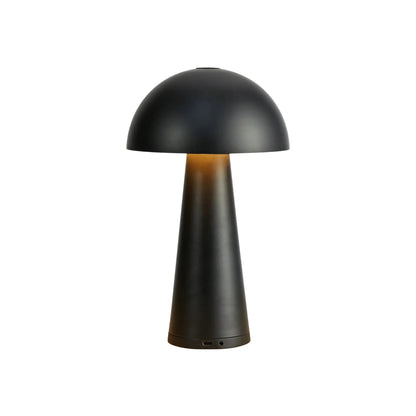 Markslöjd Fungi Uppladdningsbar Bordlampa Matt Svart B/O