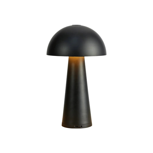 Markslöjd Fungi Uppladdningsbar Bordlampa Matt Svart B/O