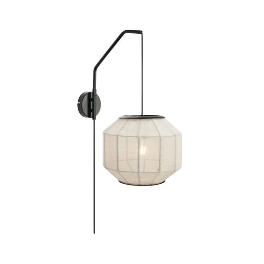 Markslöjd Asuka Vägglampa 1 l, Beige/Svart