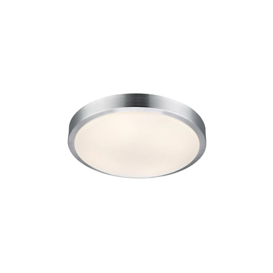 Markslöjd Moon Plafond 39 cm Ip44, Vit/Aluminium