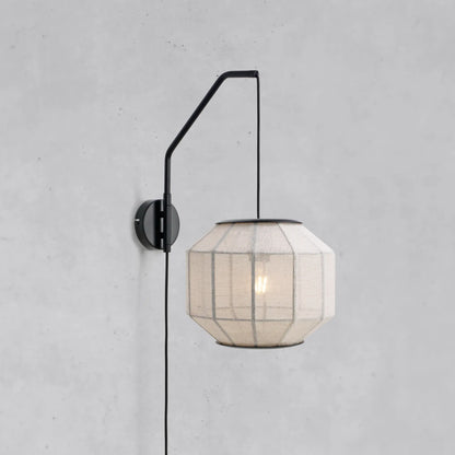 Markslöjd Asuka Vägglampa 1 l, Beige/Svart