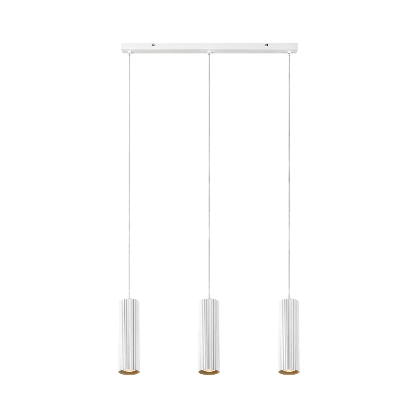 Markslöjd Costilla Taklampa Rak 3 l, Vit