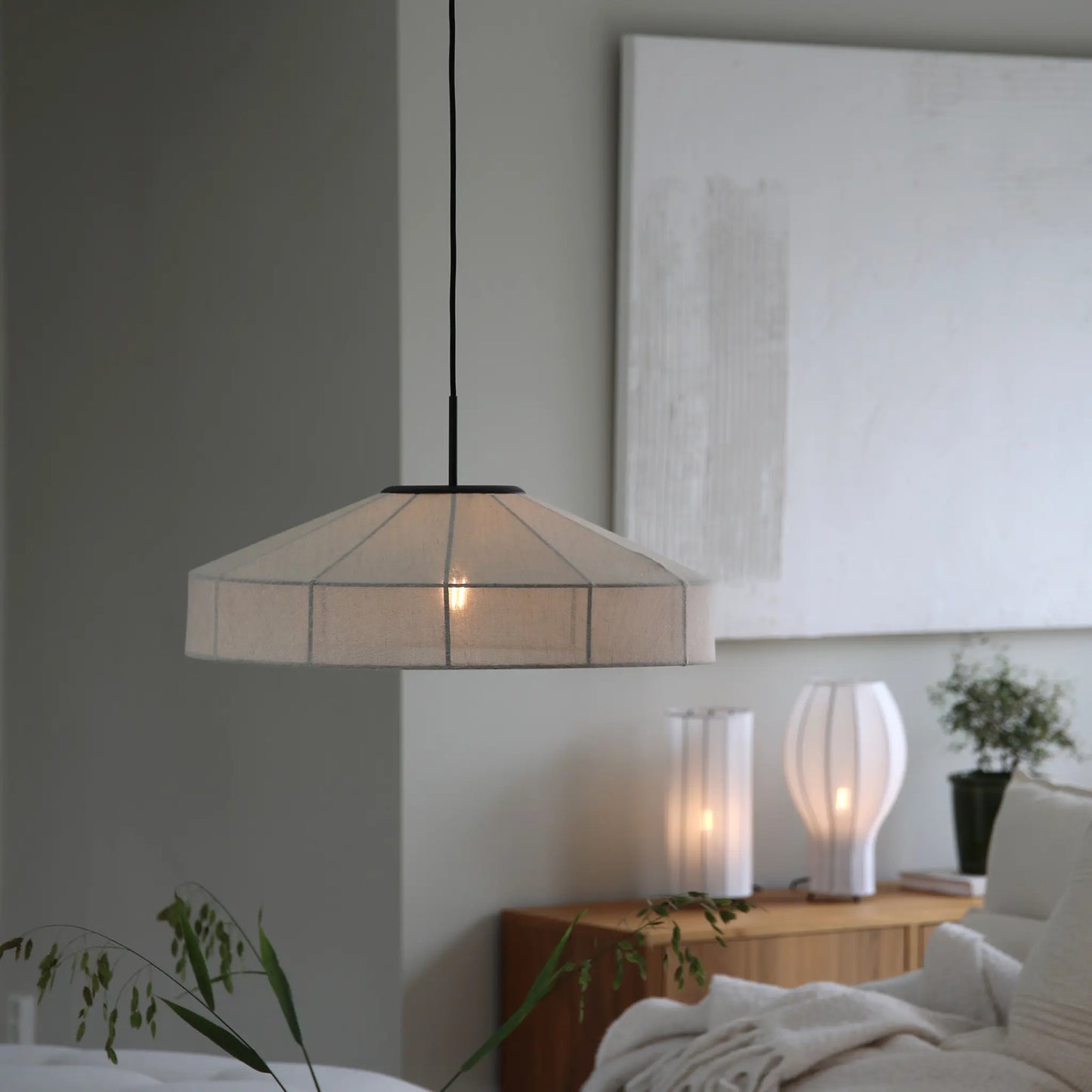 Markslöjd Alia Taklampa 1 l, Beige/Svart