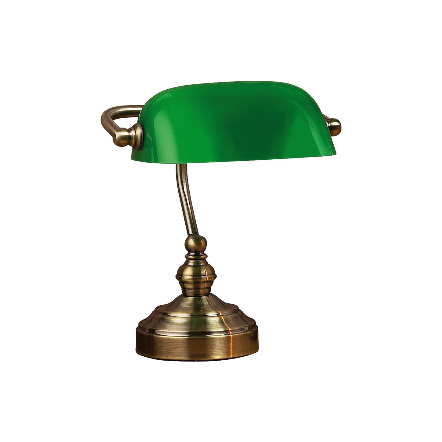 Markslöjd Bankers Bordslampa 25 cm 1 l, Oxid/Grön