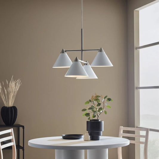 Markslöjd Klint Taklampa, Vit/Stål