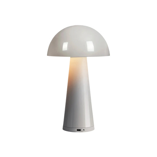 Markslöjd Fungi Uppladdningsbar Bordslampa, Greige B/O
