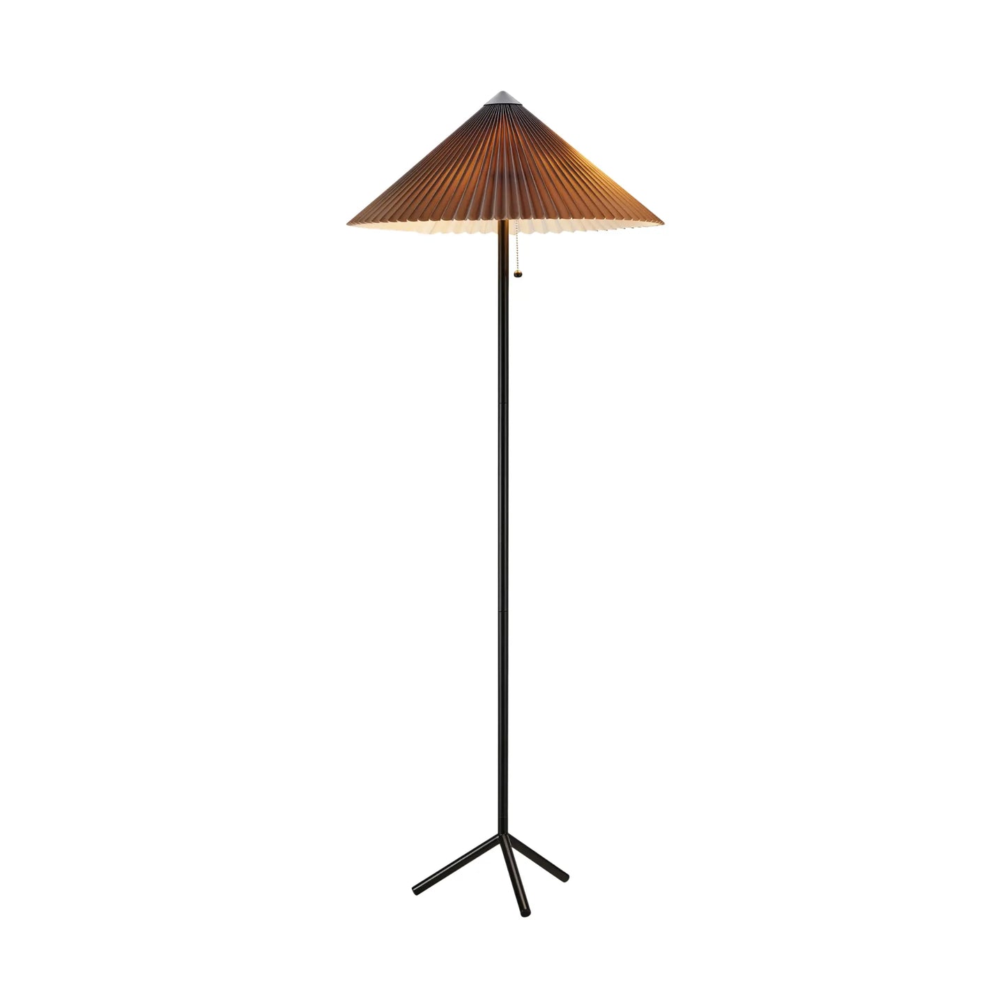 Markslöjd Plisado Golvlampa, Svart/Grå